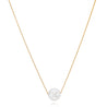 Single Pearl Necklace, 14K Gold