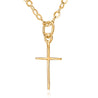 beautiful and delicate cross necklace, crafted with sterling silver 925.