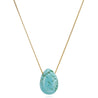 Turquoise Drop Necklace, Sterling Silver 925