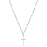 Sterling Silver Cross Pendant Necklace made in Greece