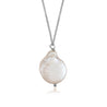 Sterling Silver 925 Baroque Pearl Pendant Wedding Gift