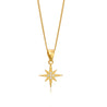 Pole Star Necklace, Simple Star Necklace Gold