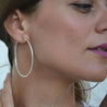 Dainty Hoop Earrings, Sterling Silver 925