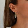 Opal Olive Earrings in Gold Filled