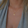 Pole Star Necklace, Simple Star Necklace Gold