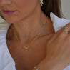 Beautiful Gold Olive Branch Necklace made in Greece