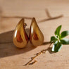 Delicate Drop Earrings, Steel