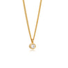 Wedding Necklace with Diamond, 14k Gold