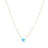 14K Gold Turquoise Bead Necklace