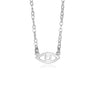 Made in Greece Evil Eye Necklace in Sterling Silver 925