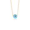 Greek Circular Colored Eye Necklace